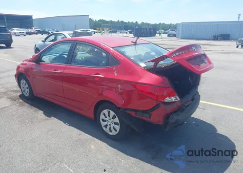 2015 Hyundai Accent Gls from USA, damaged, VIN KMHCT4AE6FU884481